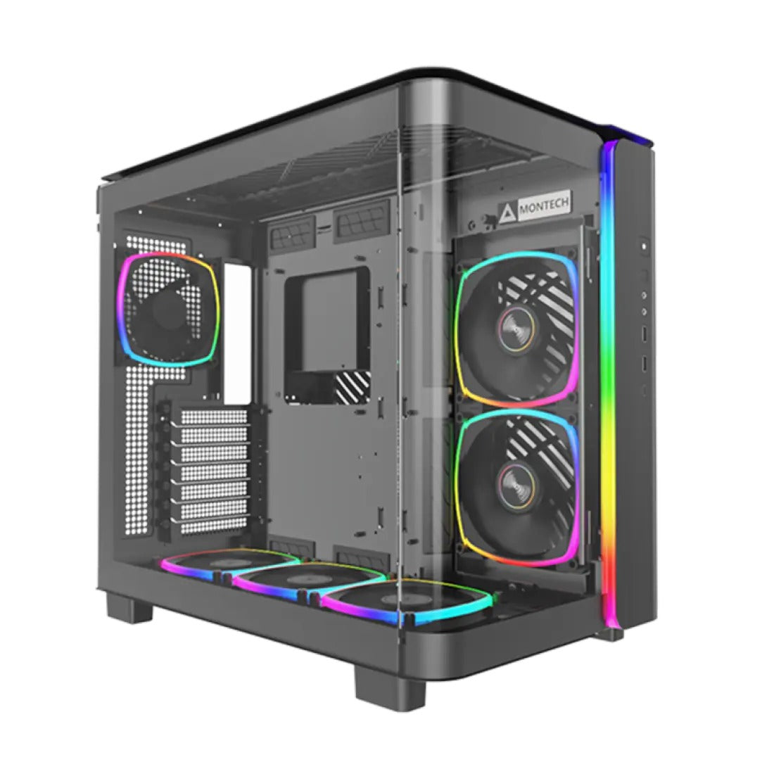كيس كمبيوتر Montech King 95 Pro Mid Tower - اسود