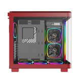 كيس كمبيوتر Montech King 95 Pro Mid Tower - احمر