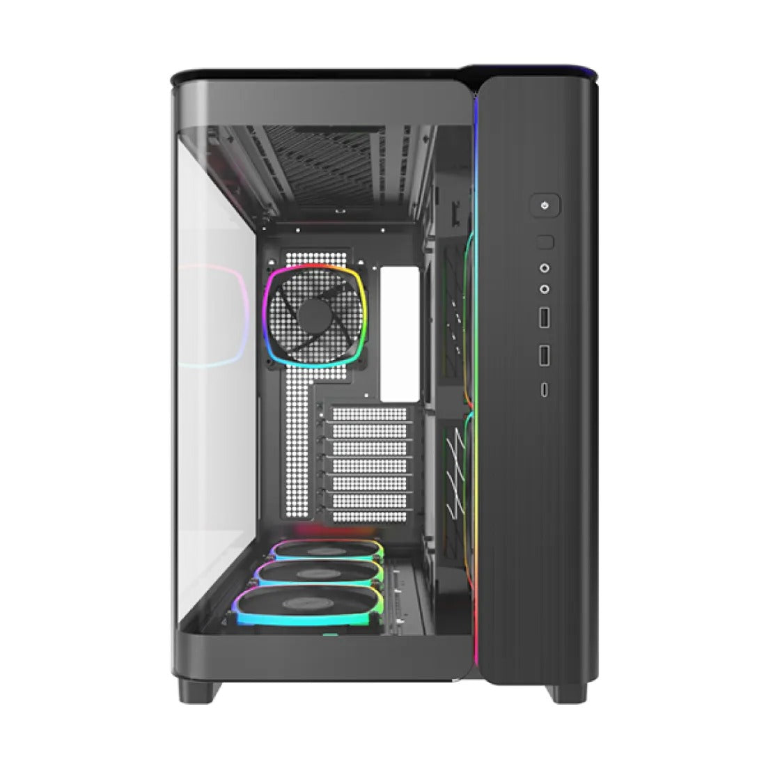 كيس كمبيوتر Montech King 95 Pro Mid Tower - اسود
