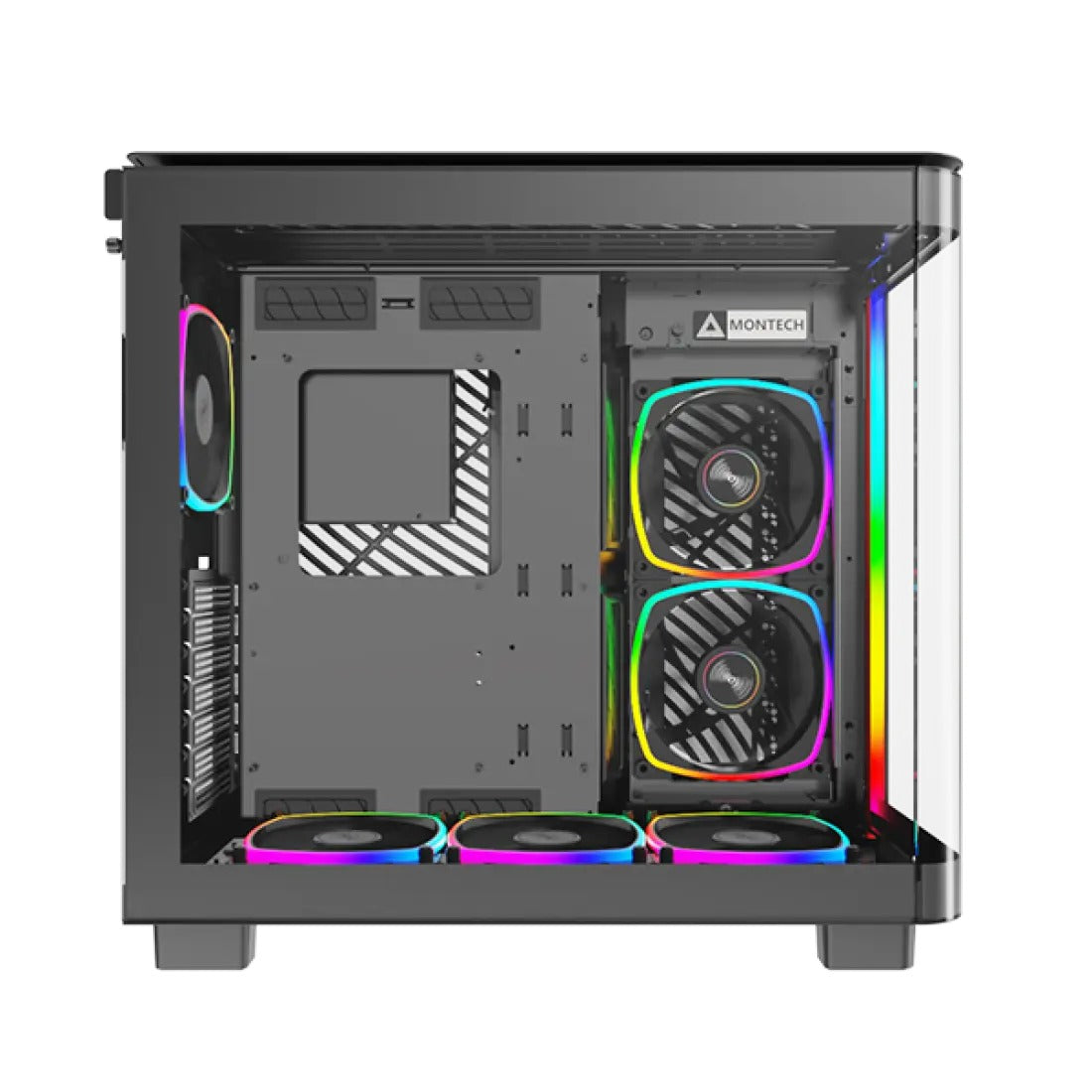 كيس كمبيوتر Montech King 95 Pro Mid Tower - اسود