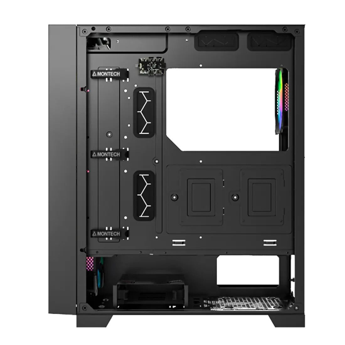 كيس كمبيوتر Montech Air 1000 Premium Mid Tower - أسود