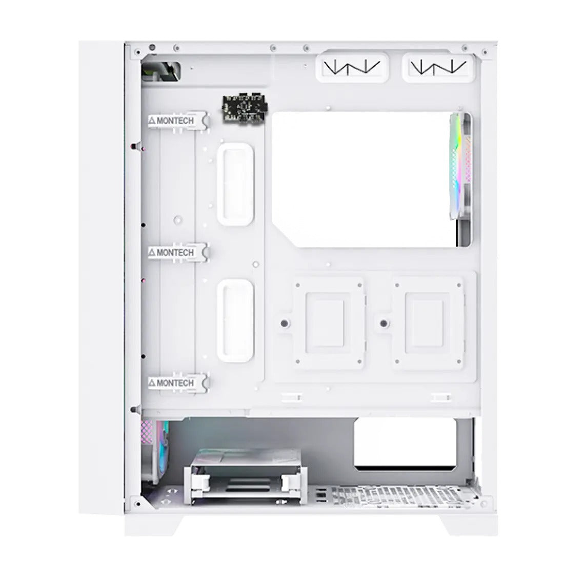 كيس كمبيوتر Montech Air 1000 Premium Mid Tower - ابيض
