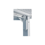 Twisted Minds Paradox Adjustable Gaming Desk, 120x60 cm,with Cup Shelf, Headphone Hook & Mousepad - White (Installation Not Included)