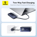 Baseus EnerCore CR11 Power Bank with Retractable Cable 20000mAh 67W - Cosmic Black