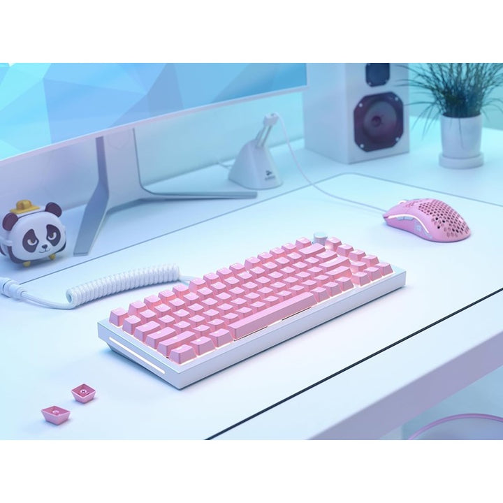 Glorious GMMK ABS Doubleshot V2 USA Base Kit Mechanical Keycaps (123 Keys) - Pink