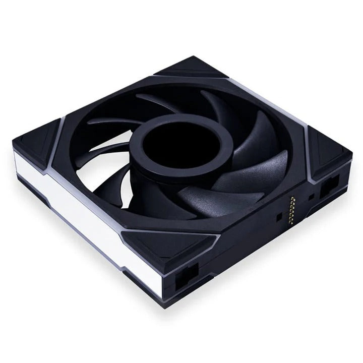 Lian LI UNI Fan SL WireLess LCD 120mm ARGB Case Fan with 1.6" LCD Screen (Pack of 3) - Black
