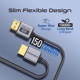 Promate Certified Ultra-High-Speed 8K@60Hz HDMI Cable, 1.5 Meters