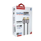 Promate Certified Ultra-High-Speed 8K@60Hz HDMI Cable, 1.5 Meters