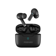 Promate - Harmoni-Pro High Definition InteliTouch TWS Earphone, With 350mAh Charging Case, Sleek Bluetooth v5.3, 20-20kHz Frequency Range, 32Ω Impedance, 10m Operating Distance