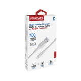 Promate xCord-Ai High Tensile Strength Data & Charge Cable for Apple Devices - WHITE