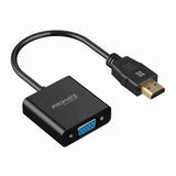 Promate HDMI (Male) to VGA (Female) Display 1080p Resolution Support Adaptor