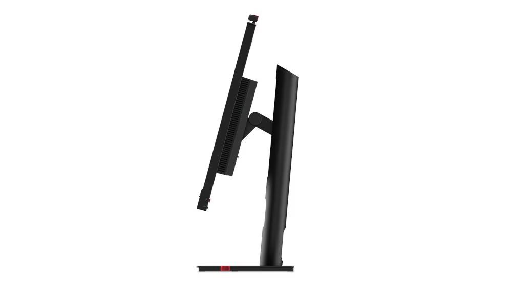 Lenovo ThinkVision T27hv-30 27" QHD VoIP USB-C Monitor USB Type-C +HDMI 2.1 + DP 1.4 + Dpout + Ethernet,Integrated Microphone Height Adjustment Pivot Stand - Raven Black, 3 yrs