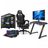 Gaming PC Intel Core i7-14700F, RTX 5060 8GB, Ram 16GB DDR5 6000MT/s, 1TB SSD, with 27” 240Hz Monitor, Gaming Desk, Chair & Gaming Combo