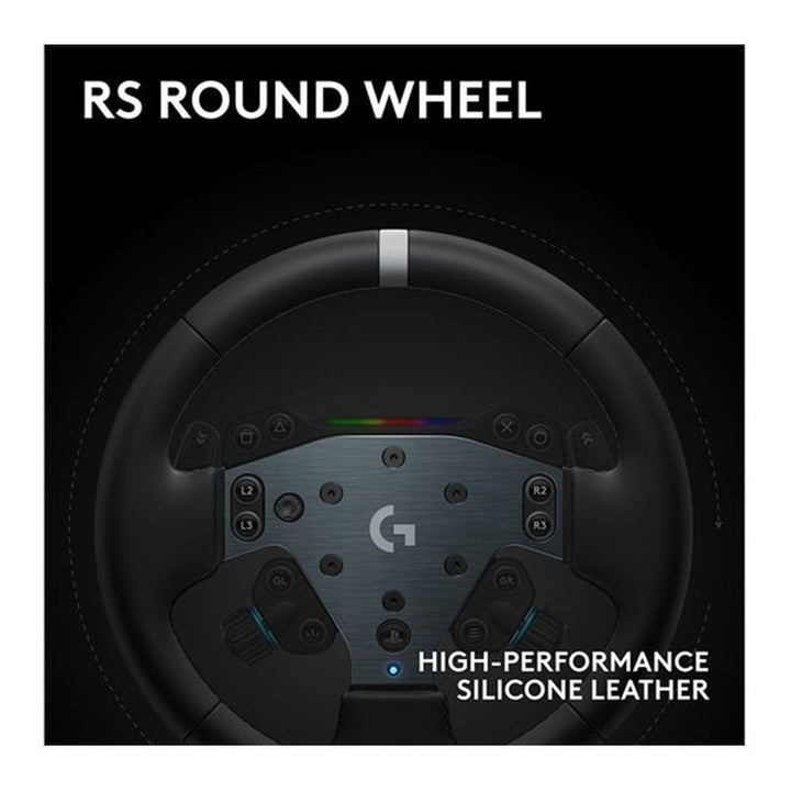 Logitech RS50 System, Wheel with 13 Buttons and 8 Nm of Torque Compatible with PS5/PS4 & PC – Black