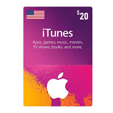 Apple iTunes Gift Card 20$ - USA (Send By SMS)