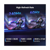 Ugreen  2 x Display Port, male type, 1m, 16K (DP118 - 15383)