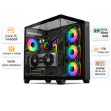 Custom Gaming Pc Intel Core i5-14400F, RTX 5060 8GB, 16GB RAM DDR5, 1TB SSD, Windows 11 Pro