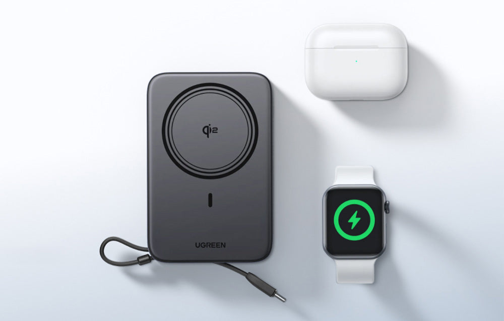 UGREEN Magnetic Wireless Power Bank 10000mAh 30W 1C+15W Space GrayQI2 - PB567