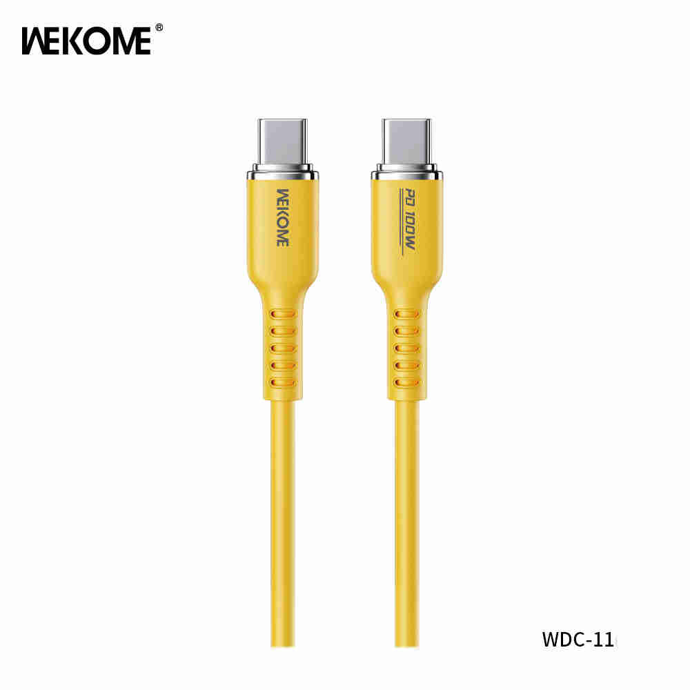 WEKOME WDC-11 Tint II Series Real Silicone 100W Data Cable Type-C to Type-C