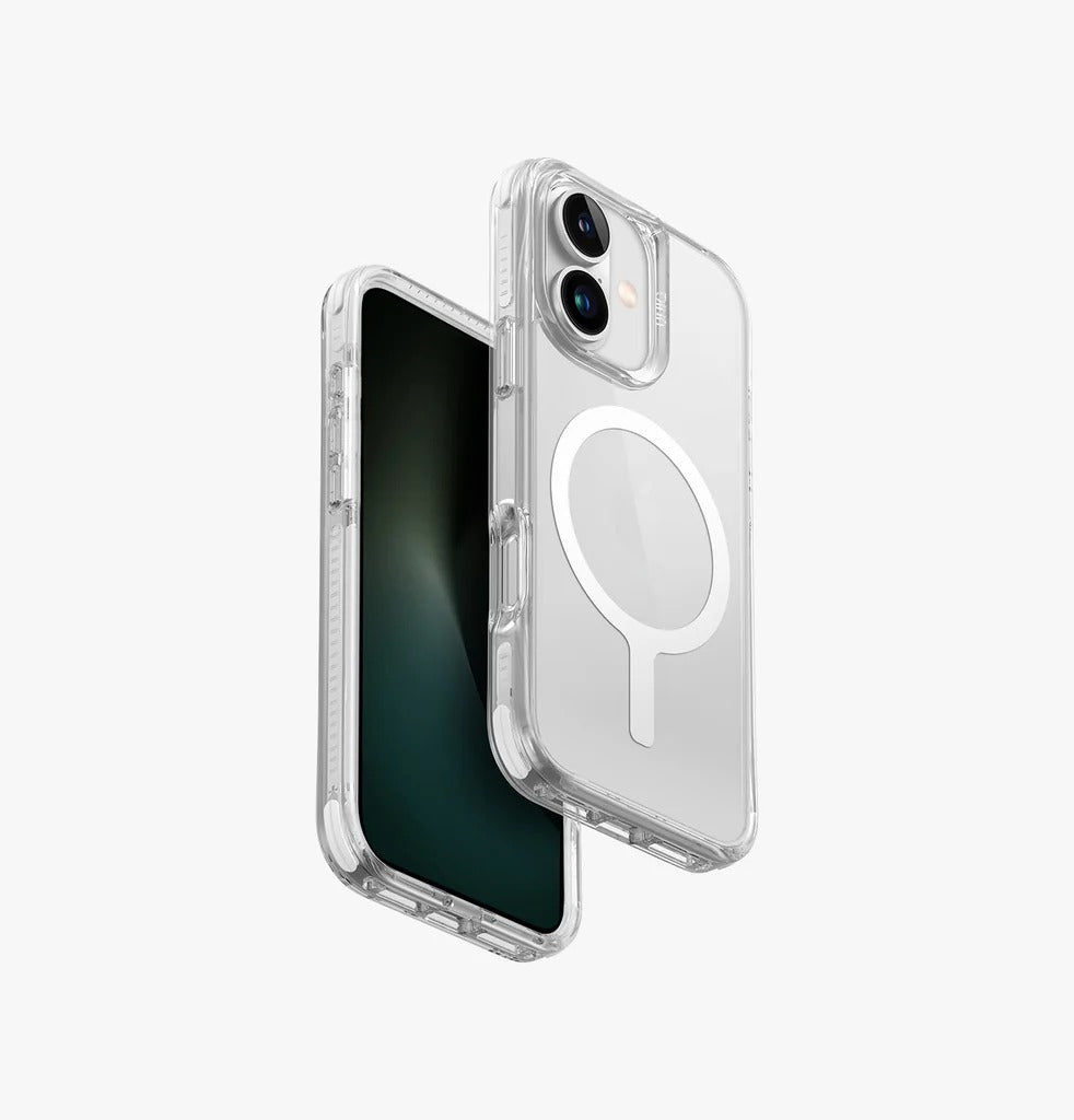UNIQ HYBRID IPHONE 16 (2024) 6.1 MAGCLICK CHARGING COMBAT (LUMINOUS) - LUME-WHITE (LUME-WHITE)