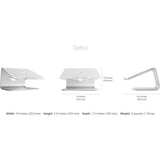 Rain Design mStand Laptop Stand - Silver