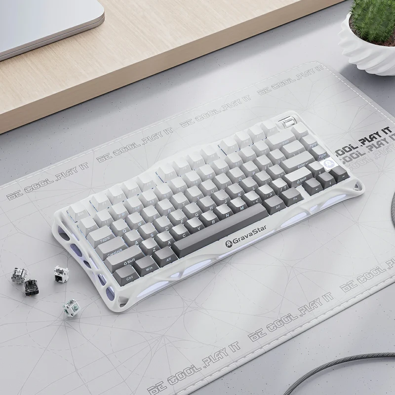 GravaStar Mercury K1 75% Wireless Mechanical Gaming Keyboard