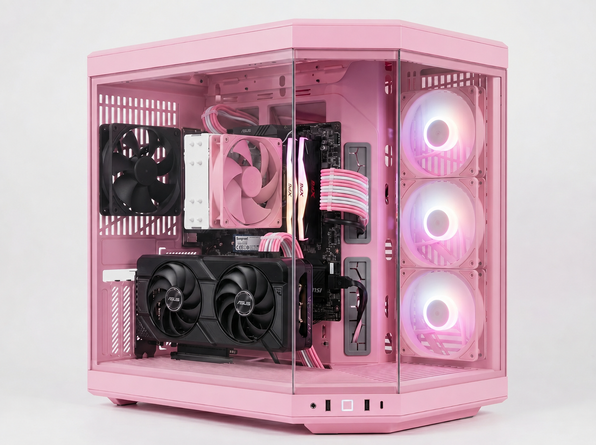 Custom Gaming PC Intel Core i5-14400F, RTX 5060 8GB, 16GB RAM DDR5 6000MHz, 1TB NVMe, Windows 11 Pro