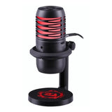 Redragon Nebula GM211 ميكروفون ألعاب USB سلكي بتقنية الكارديويد و6 أوضاع إضاءة RGB - أسود
