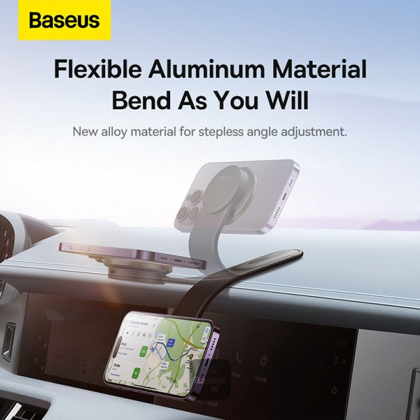 Baseus PrimeTrip C02 Pro Magnetic Wireless Charging Car Mount 15W - Cluster Black