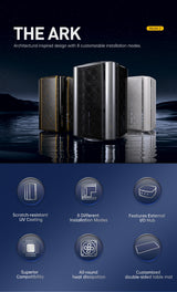 Geometric Future Model 2 Ark Mini Tower Mesh Case - Black