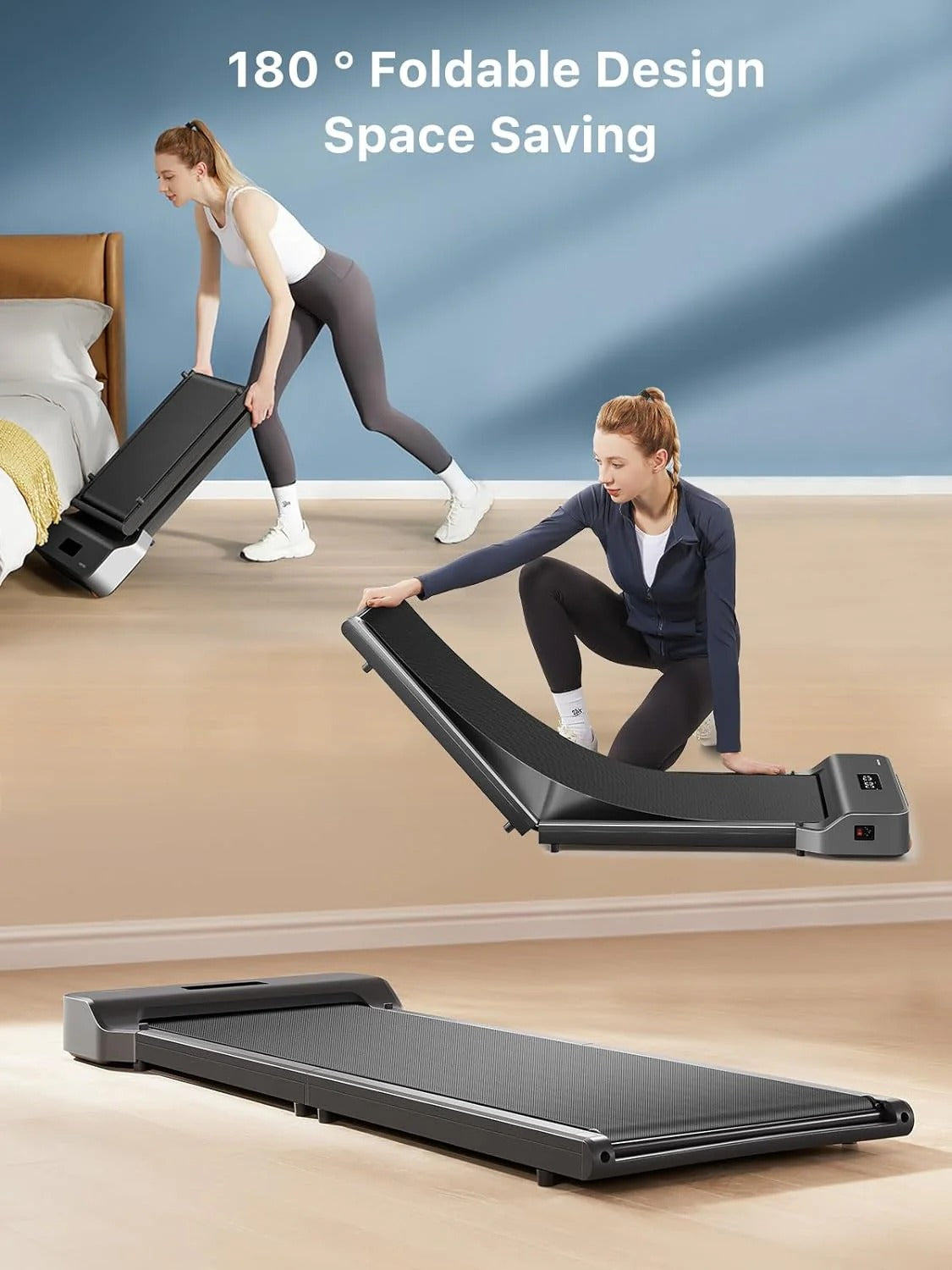 جهاز مشي كينغسميث WalkingPad Z1 قابل للطي — سرعة قصوى 6 كم/س — محرك 1حصان
