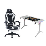Oartex Leather Chair Model LD034 with Gamax D2208 fiber Gaming Table 120*60*74