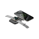 Energea BAZIC GOMAG TRIO PLUS, 3IN1 ELEVATED FOLDABLE MAGNETIC WIRELESS CHARGER 15W IPHONE/WATCH/AIRPODS - GREY