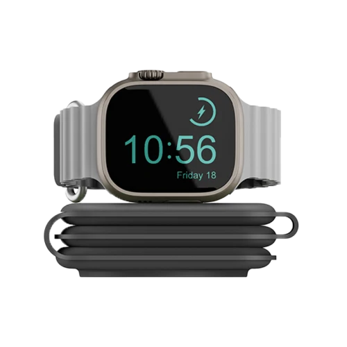 Energea BAZIC GOMAG TRIO PLUS, 3IN1 ELEVATED FOLDABLE MAGNETIC WIRELESS CHARGER 15W IPHONE/WATCH/AIRPODS - GREY