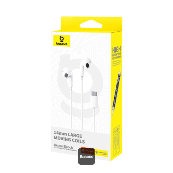 سماعات أذن سلكية شبه داخل الأذن بيسيوس إنكوك CZ17 – أبيض مون