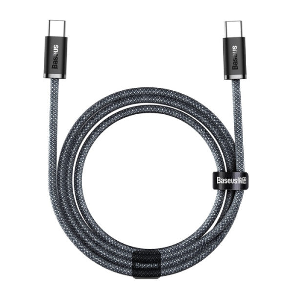 Baseus New Braided Fast Charging Cable USB-C to USB-C 100W 2m - Black
