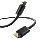 كابل Baseus Dynamic 4 Pro المغناطيسي للشحن السريع USB-C إلى USB-C بقدرة 100 واط وطول 1 متر - أسود