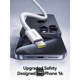 Baseus Dynamic 4 Pro Magnetic Fast Charging Cable USB-C to USB-C 100W 1m - White