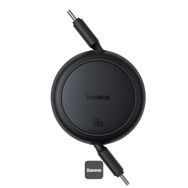 Baseus Free2Pull Mini Cable USB-C to USB-C 60W 1m - Cluster Black