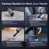 Baseus A5 Car Vacuum Cleaner (16000pa) - Cluster Black