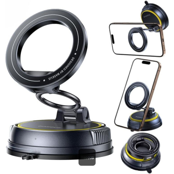Baseus PrimeTrip VC2 Flex Magnetic Car Mount Suction Cup Version - Cosmic Black