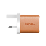 Energea Ampcharge 1-Port USB-C & 1-Port USB-A GaN 35W Wall Charger - Orange