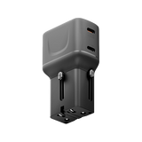 محول Energea TRAVELGO 30، 2C 30W - لون رمادي داكن