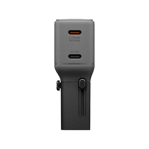محول Energea TRAVELGO 30، 2C 30W - لون رمادي داكن