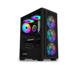 Custom Gaming PC Bundle Intel Core i5-14400F, RTX 5060 8GB, DDR4 16GB, 500GB SSD, with 24" Curved Monitor & Gamax GM-204 Full PC Accessories
