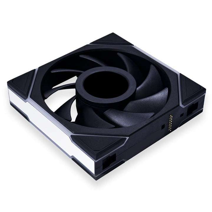 مراوح Lian Li UNI FAN TL LCD 120mm ARGB مع شاشة LCD بحجم 1.6" – (عدد 3 مراوح) – أسود