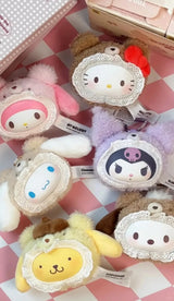 Sanrio characters Fluffy Teddy Bear Series Plush Pendant (Blind Box) selling per piece - 2303962410107