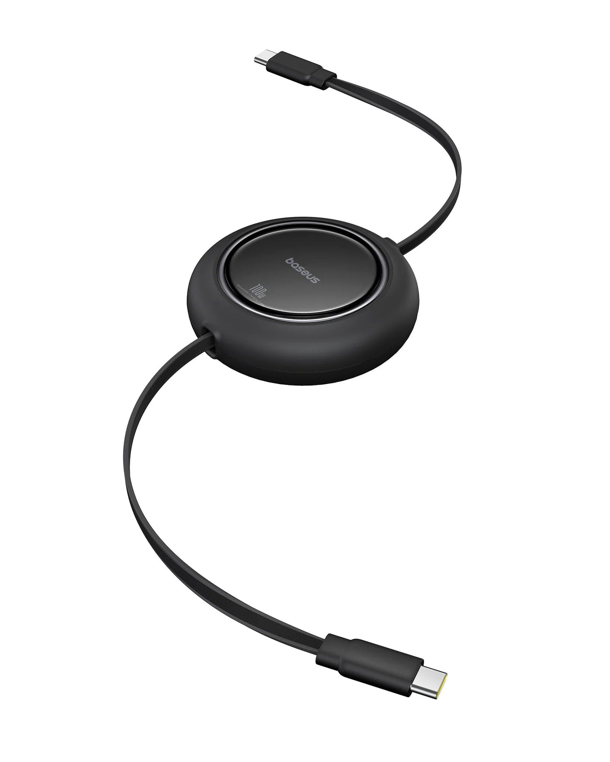 كابل بيسيوس فري2بول للشحن السريع USB-C إلى C+C بقدرة 100 واط وطول 1 متر – كلستر بلاك