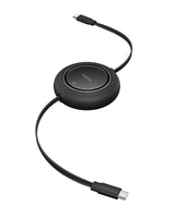 كابل بيسيوس فري2بول للشحن السريع USB-C إلى C+C بقدرة 100 واط وطول 1 متر – كلستر بلاك