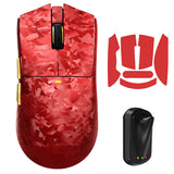 ATTACK SHARK X11 63g ULTRA Carbon Fiber Wireless 8K PAW3950MAX 20000 FPS Up to 42000 DPI Gaming Mouse - Red